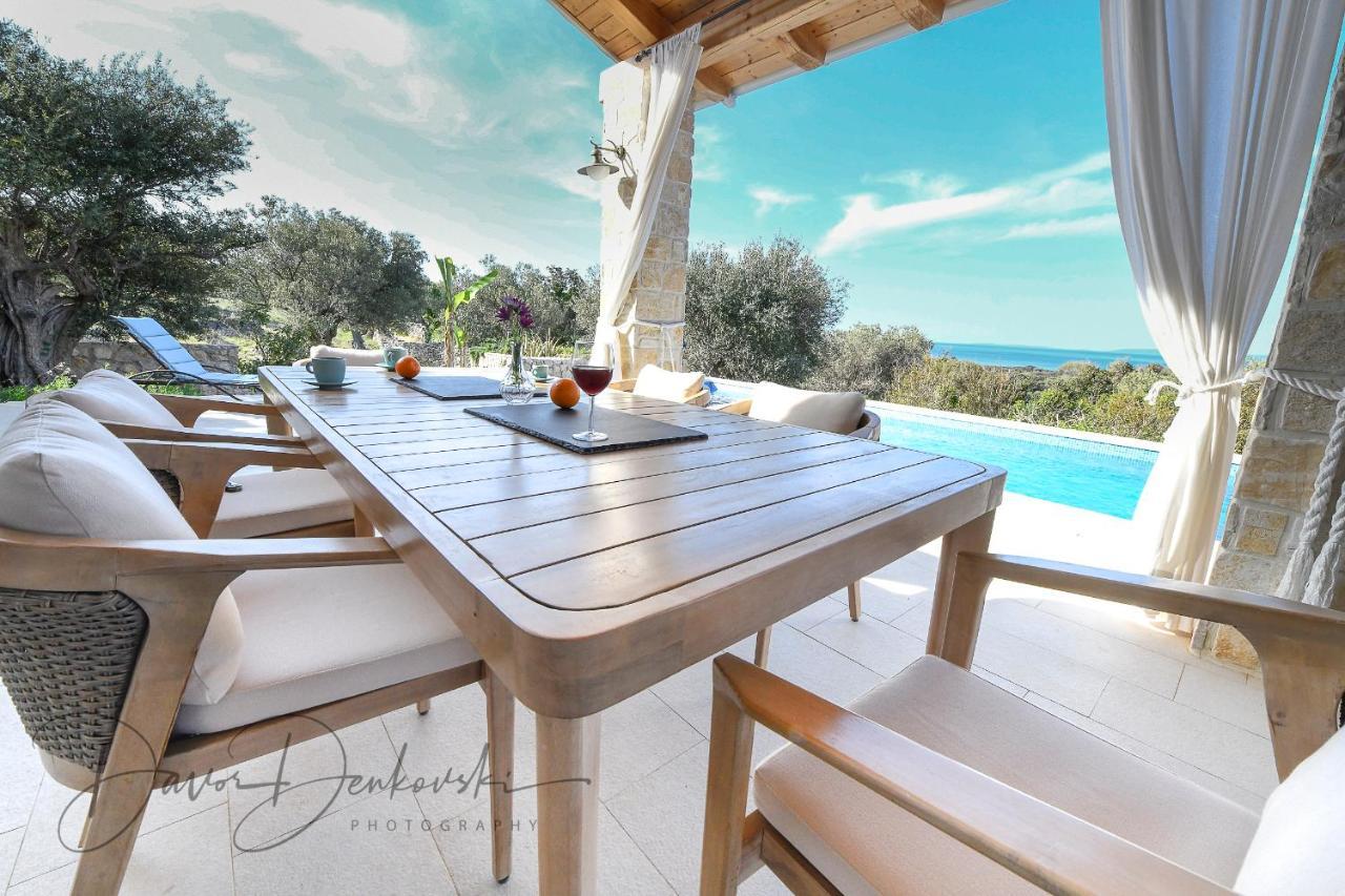 Island Villa Adriana With Heated Pool And Sauna Lun  Exterior foto