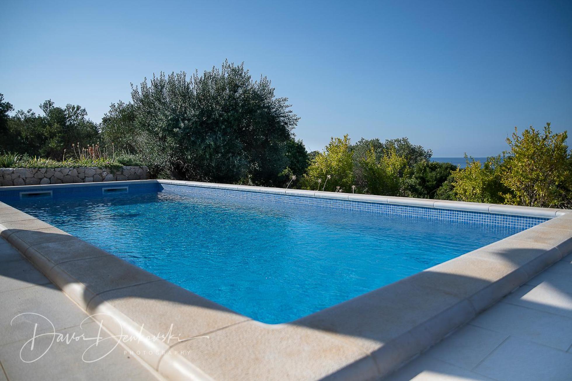 Island Villa Adriana With Heated Pool And Sauna Lun  Exterior foto